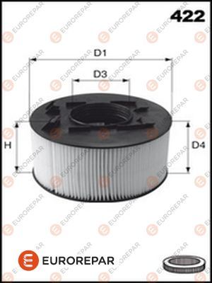 Повітряний фільтр, Eurorepar E147311