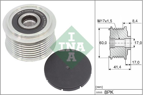 Schaeffler INA generátor szabadonfutó 535 0262 10