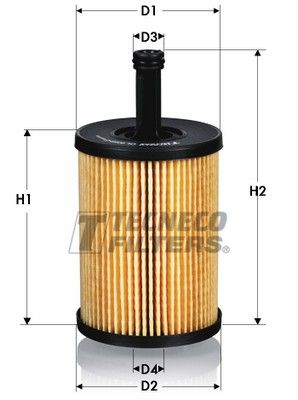 Оливний фільтр, Tecneco OL0259E