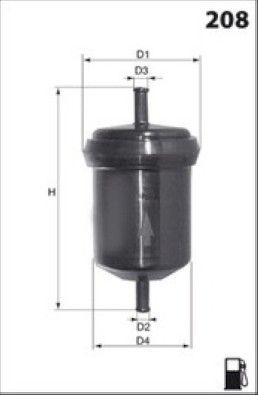 MISFAT Filtre à carburant E500