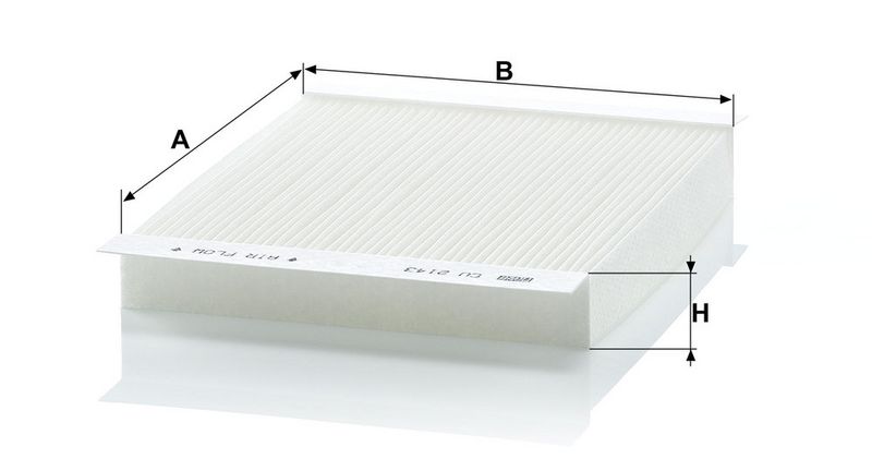 Filter, salongiõhk, MANN-FILTER CU 2143