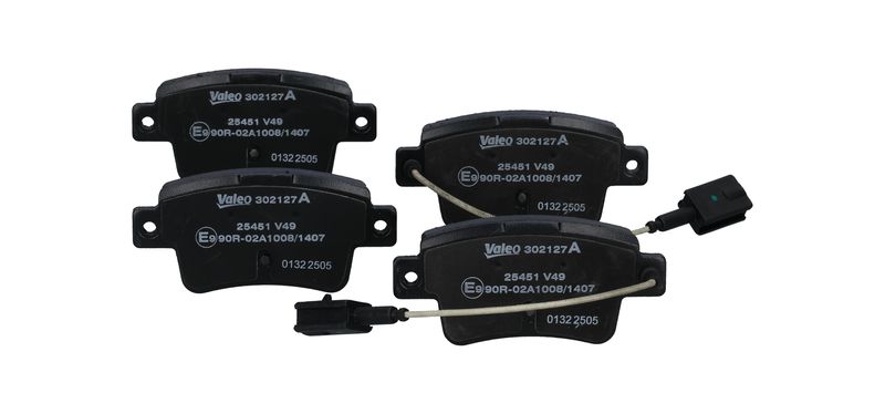 Piduriklotsi komplekt, ketaspidur, VALEO 302127A