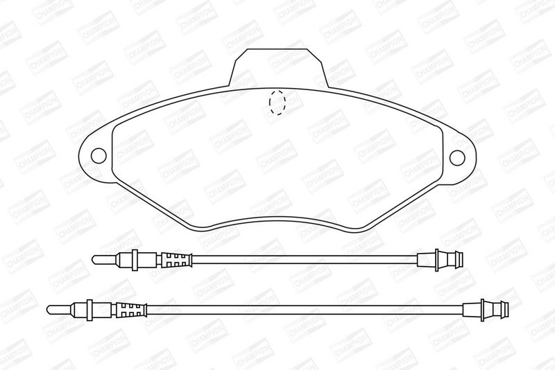 CHAMPION Plaquettes de frein à disque 571757CH
