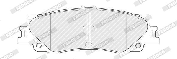 FERODO FDB5465 Brake Pad Set, disc brake