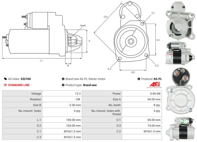 AS-PL S3216S Starter