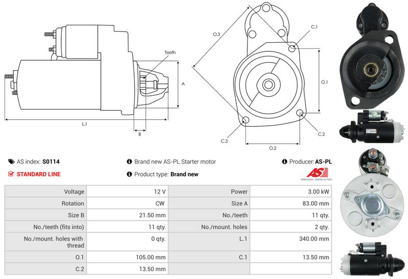 AS-PL S0114 Starter