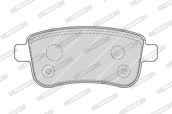 FERODO FDB4182 Brake Pad Set, disc brake