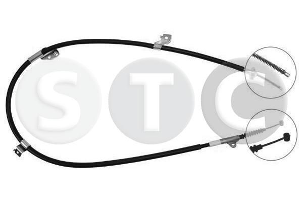 STC huzal, rögzítőfék T482310