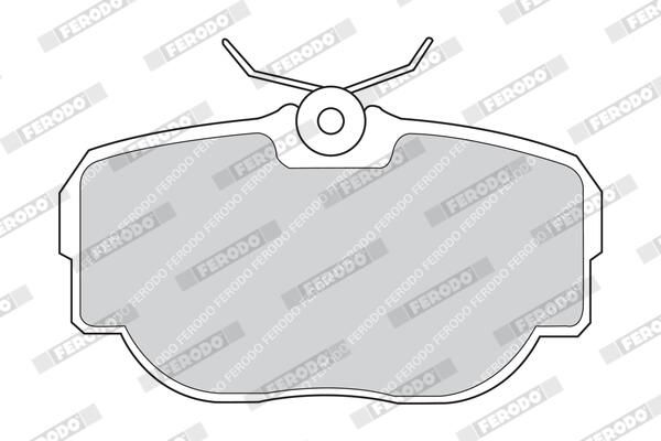 FERODO FDB981 Brake Pad Set, disc brake