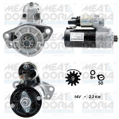 MEAT & DORIA Startmotor / Starter 5010963G