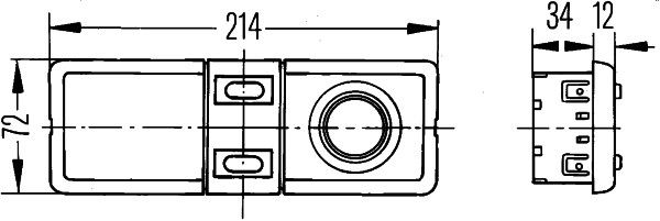 HELLA 2JA 006 447-041 Interior Light