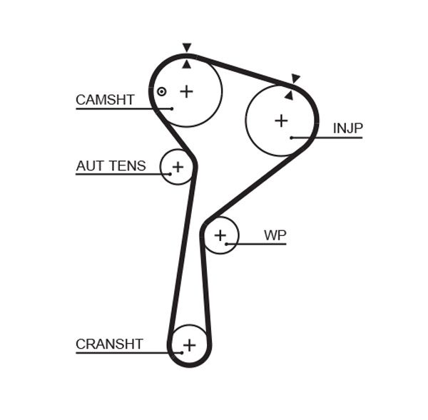 GATES K015578XS Timing Belt Kit