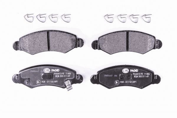 HELLA PAGID 8DB 355 011-691 Brake Pad Set, disc brake