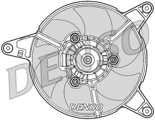 DENSO ventilátor, motorhűtés DER09090