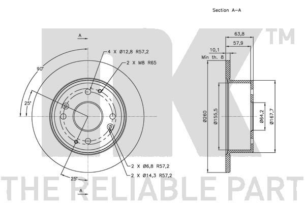 NK 202623 Brake Disc