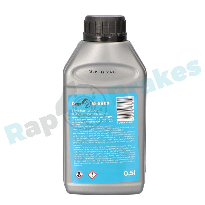 RAP BRAKES R-LPH05 5.1 0.5L Brake Fluid