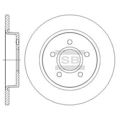 Гальмівний диск, Hi-Q SD5303