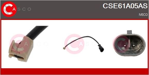 Výstražný kontakt, opotřebení obložení CSE61A05AS