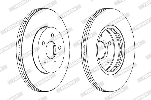 Brzdový kotouč DDF1125