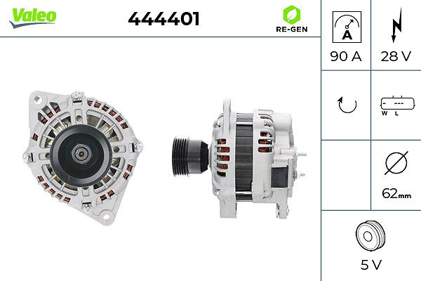 Γεννήτρια  VALEO RE-GEN REMANUFACTURED