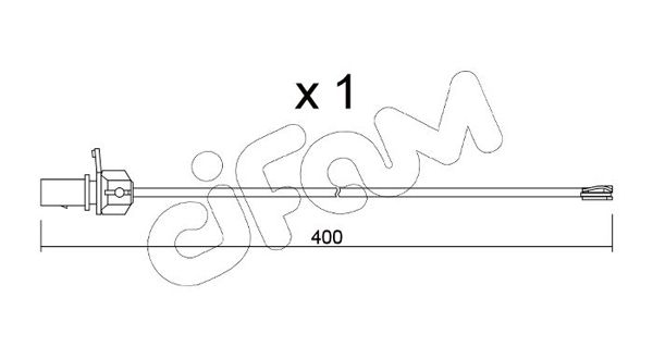 CIFAM figyelmezető kontaktus, fékbetétkopás SU.347