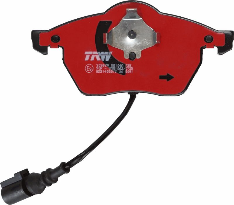 TRW GDB1403DTE Brake Pad Set, disc brake
