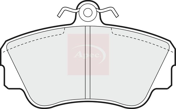 APEC Brake Pad Set, disc brake PAD648