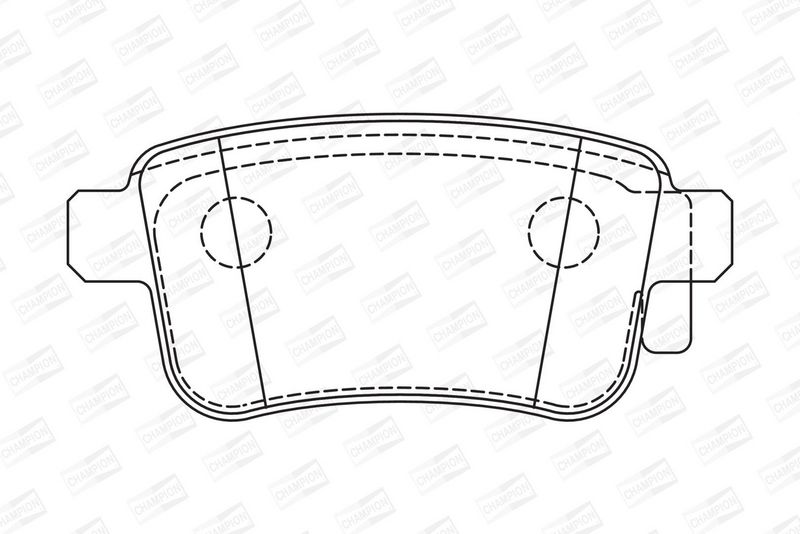 CHAMPION Plaquettes de frein à disque 573272CH