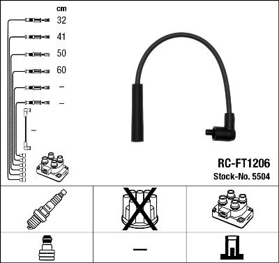 NGK Ignition Cable Kit 5504