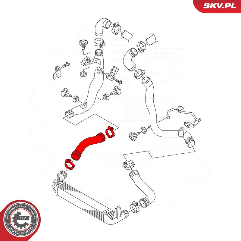 Laadimisõhu voolik, ESEN SKV 43SKV388