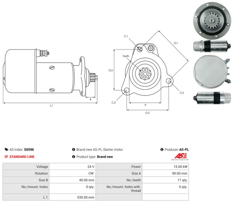 AS-PL S0596 Starter