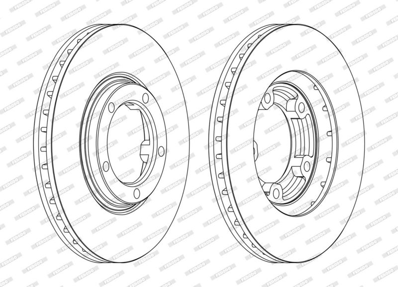 Disque+de+frein FERODO DDF1404C
