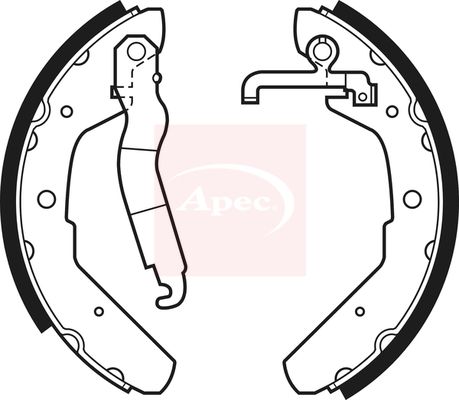 APEC Brake Shoe Set SHU337