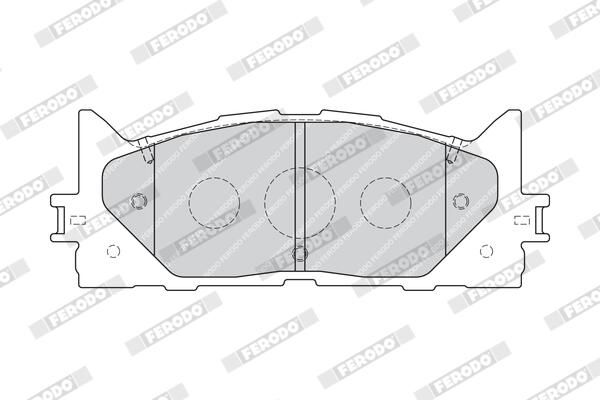 FERODO FDB1991 Brake Pad Set, disc brake