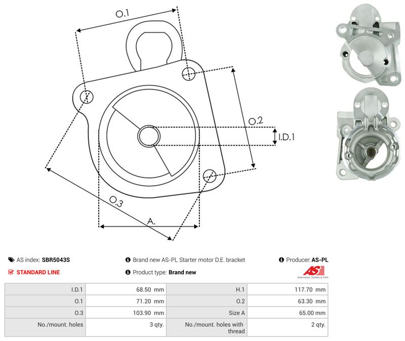 Starterikaas, Karburaator, AS-PL SBR5043S
