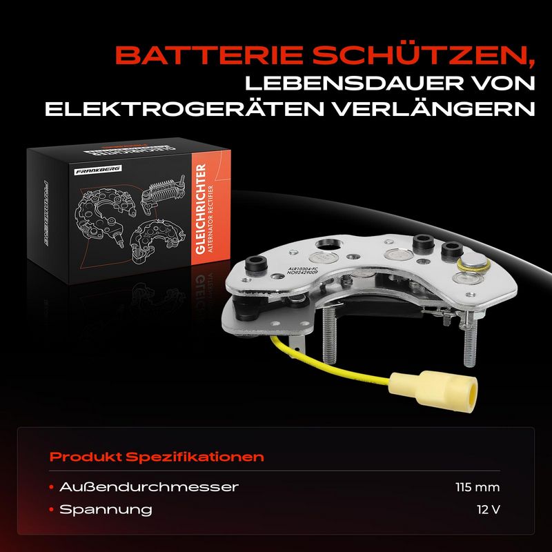 Frankberg 5481FB0054104 Rectifier, alternator