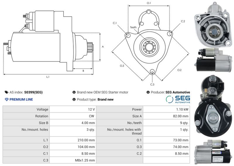 AS-PL S0399(SEG) Starter
