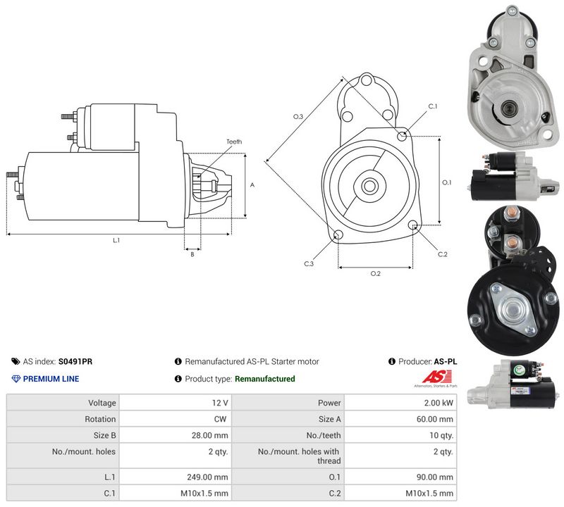 This part match OEM code: 278906060080