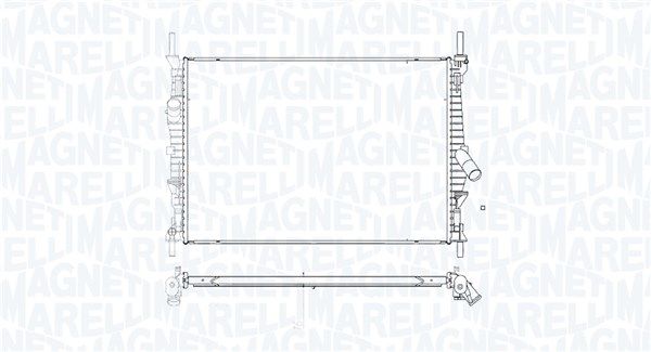 Radiator, racire motor MAGNETI MARELLI 350213223400