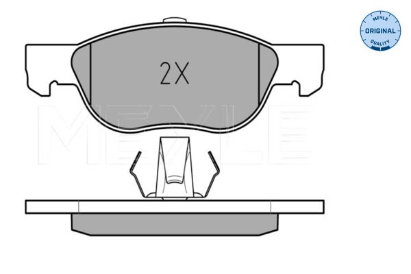 MEYLE 025 219 2818 Brake Pad Set, disc brake