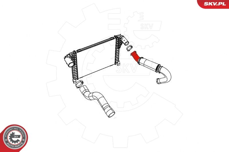 ESEN SKV 43SKV162 Charge Air Hose