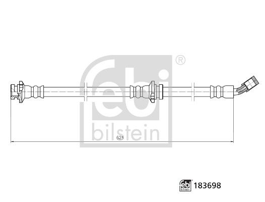 FEBI BILSTEIN fékcső 183698