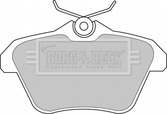 BORG & BECK fékbetétkészlet, tárcsafék BBP1699