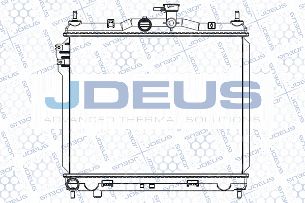JDEUS hűtő, motorhűtés M-0540160