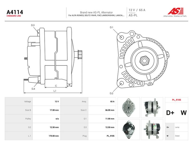 Generaator, AS-PL A4114