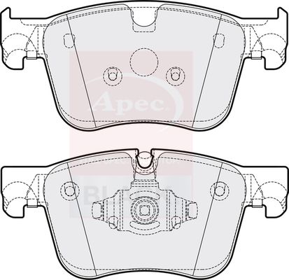 APEC Brake Pad Set, disc brake PAD2184B