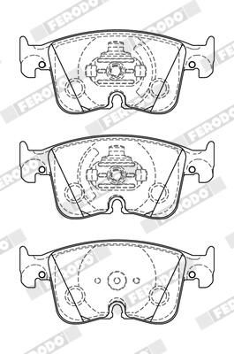FERODO Plaquettes de frein à disque FDB5349