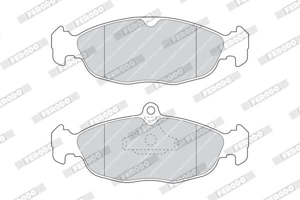 FERODO FDB4749 Brake Pad Set, disc brake