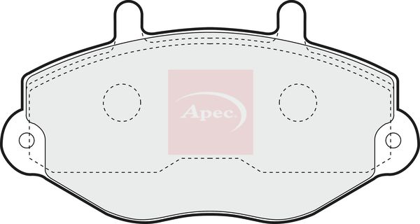 APEC Brake Pad Set, disc brake PAD729