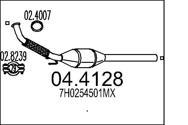 MTS katalizátor 04.4128